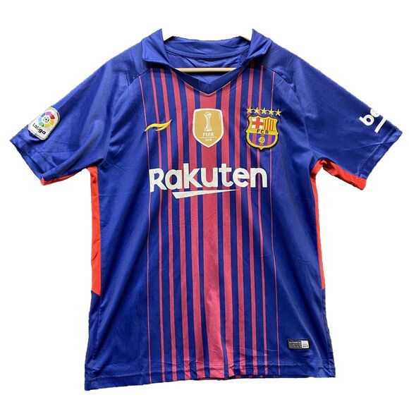 FC Barcelona 2017-2018 Samuel Umtiti #23 Football Soccer Jersey Youth Large - Picture 9 of 9